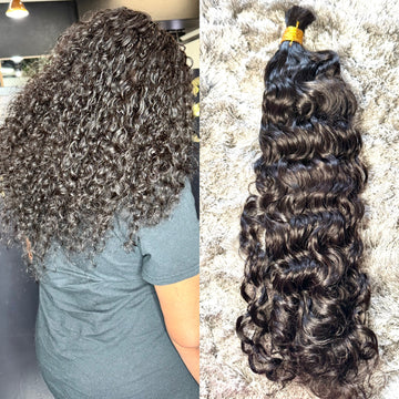 Burmese loose wave Hair – Double Drawn No-Weft Bundles for Bohemian Braids