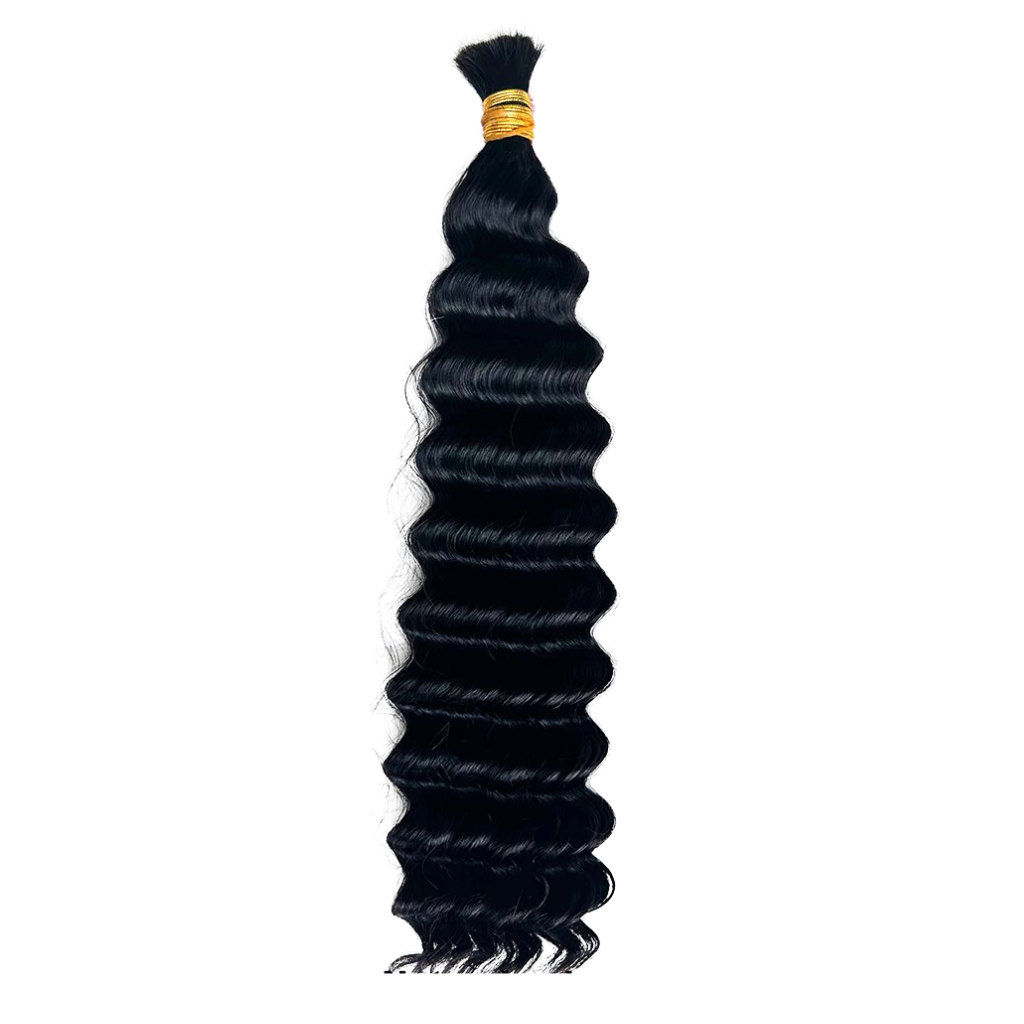 Burmese Deep Wave Hair – Double Drawn No-Weft Bundles for Bohemian Braids